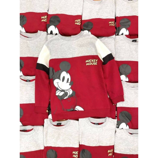 Áo nỉ mickey dư xịn 7/8-14/15 tuổi