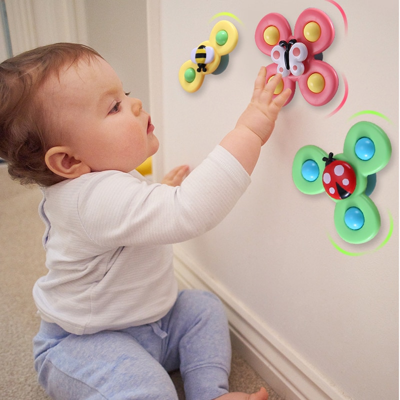 Con Quay Đồ Chơi Fidget Spinner Nhiều Màu Kiểu Dáng Hoạt Hình 2021 Cho Bé