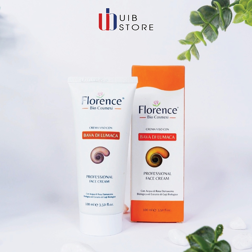 Kem dưỡng phục hồi tinh chất ốc sên cấp ẩm sâu, mờ nếp nhăn Florence 100ml