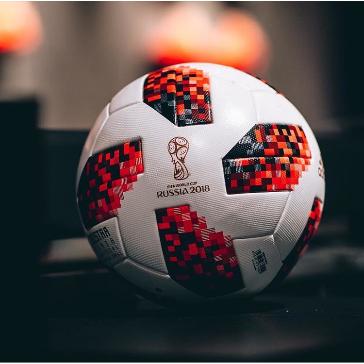 Bóng Đá World Cup 2018 TELSTAR 18 MECHTA Size 4 5 Phù Hợp Sân Cỏ Nhân Tạo Và Sân Cỏ Tự Nhiên (Bóng Đúc Cao Cấp)