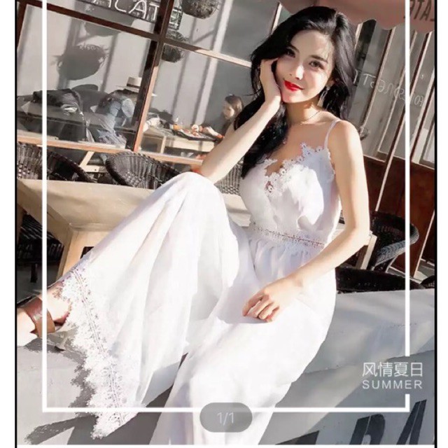 Jumpsuit đi biển đẹp hàng Quảng Châu