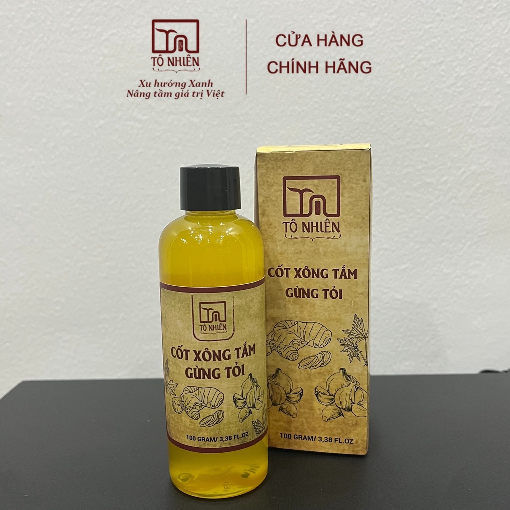 Cốt xông tắm gừng tỏi Tô Nhiên giúp kháng khuẩn, tăng cường hệ miễn dịch cho cả gia đình 100g