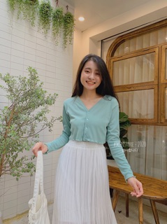 Chân váy voan xếp ly 2