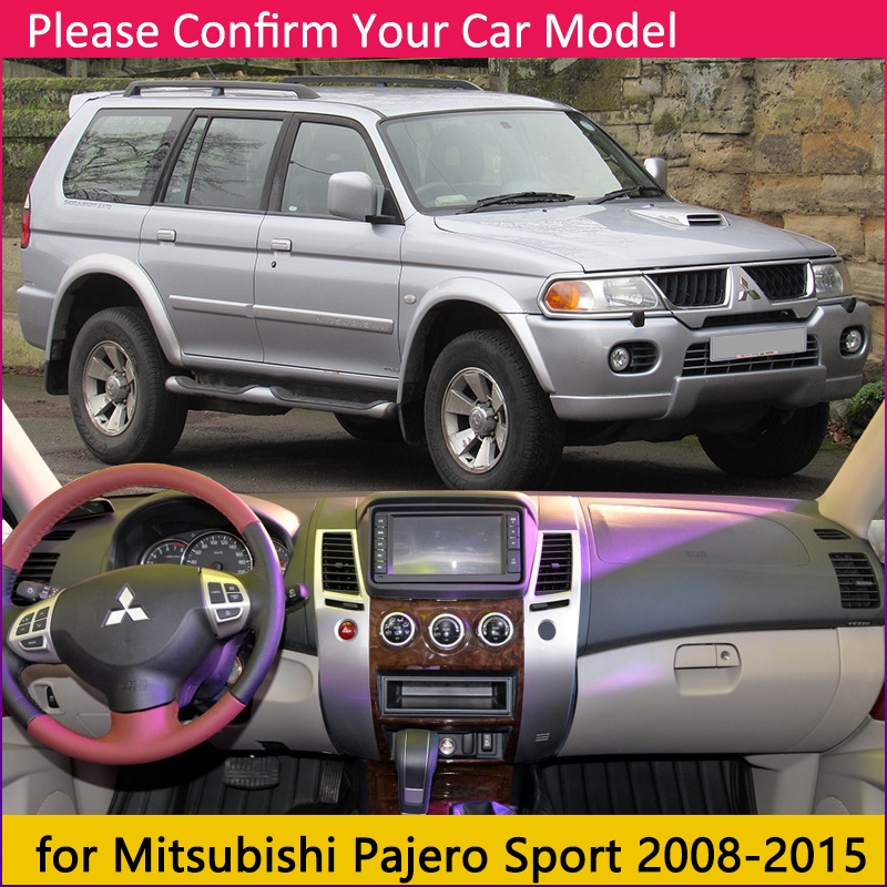 Thảm Lót Chống Trượt Cho Bảng Điều Khiển Xe Hơi Mitsubishi Pajero Sport 2 2008~2015 Montero Shogun 2012 2014