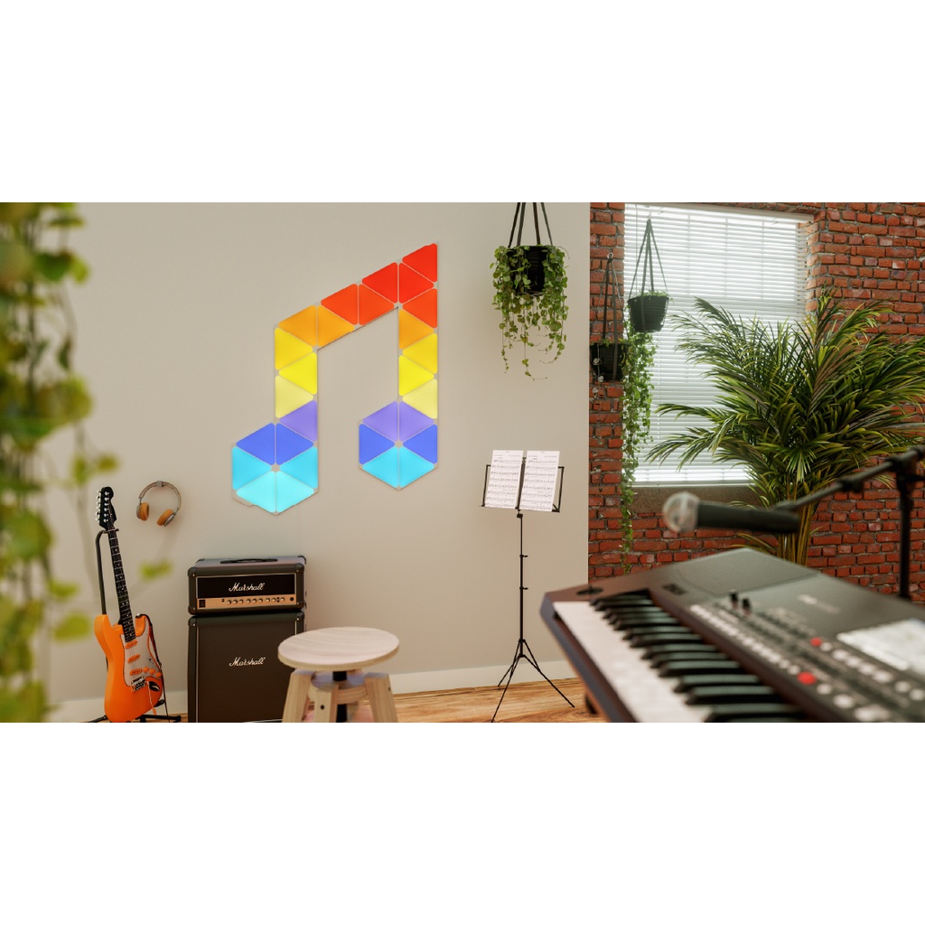 Đèn LED RGB lắp ghép thông minh Nanoleaf Shapes Tam Giác 1 ô đèn