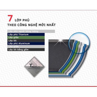 Chảo Chống Dính ILO Titanium Cạn 26cm Cao Cấp
