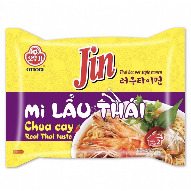 Mì jin lẩu thái/ hải sản tôm mực 120g siêu ngon