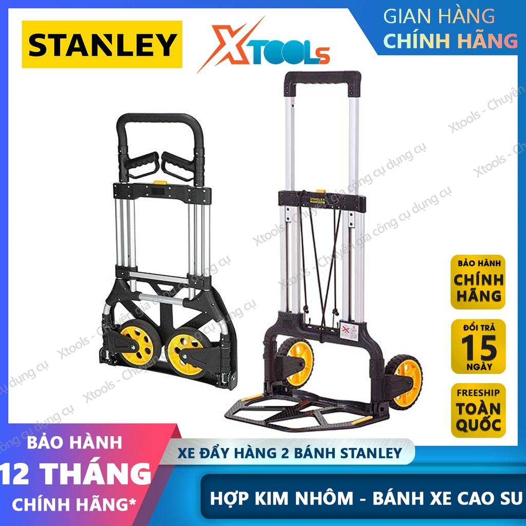 Xe đẩy 2 bánh STANLEY FATMAX FXWT-706 | Xe đẩy tay 2 bánh có thể gấp gọn, tải trọng liên tục 125kg [CHÍNH HÃNG][XTOOLS]