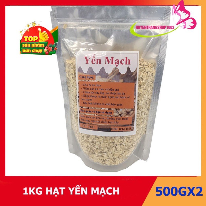 1kg hạt yến mạch Úc cán mỏng vỡ(có chứng nhận VSATTP