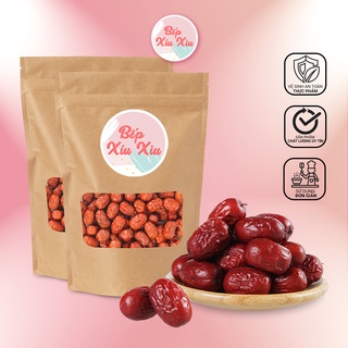 Táo đỏ tân cương sấy khô Bếp Xíu Xiu gói 100g/500g/1kg