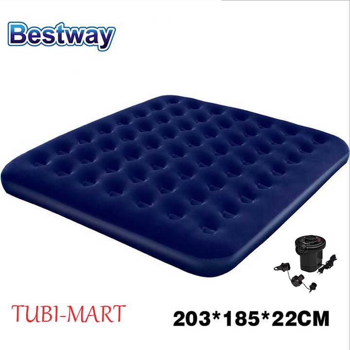 Đệm hơi BestWay - Nệm hơi BestWay 67004 Kèm bơm điện