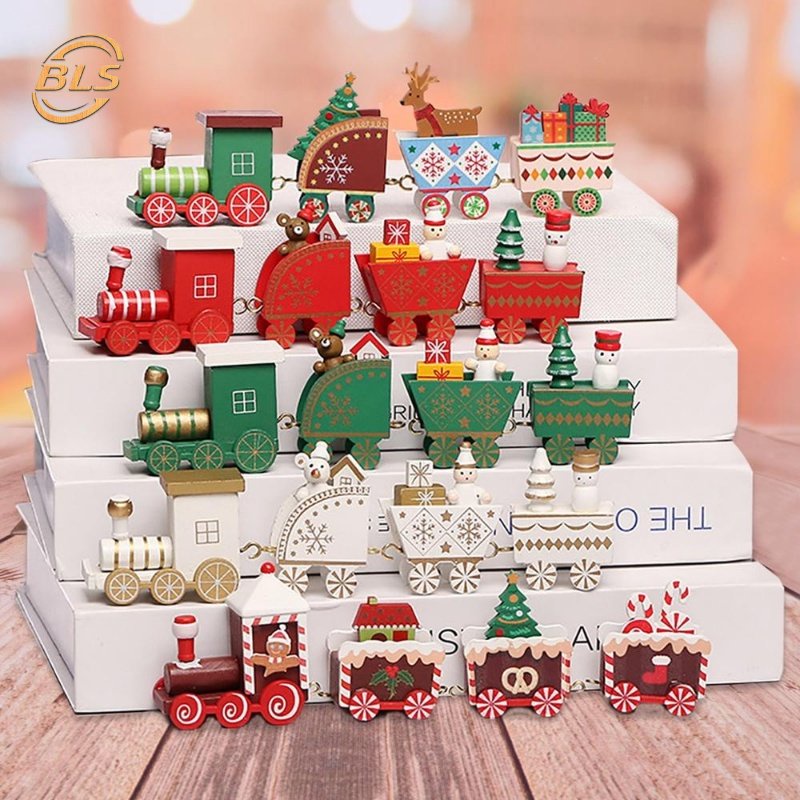 Mô Hình Đoàn Tàu Lửa Mini Trang Trí Giáng Sinh