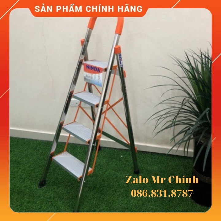 [ Free Ship ] Thang ghế gia đình NiNDA NDI-04 - 4 Bậc. Chiều cao sử dụng : 97 cm so với mặt đất [ GỌI LÀ CÓ ] [ SẴN HÀNG