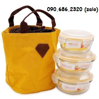 hộp đựng cơm thủy tinh lock&lock - hộp đựng cơm thủy tinh