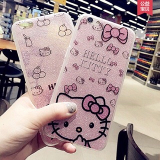 Ốp iphone Hello Kitty lấp lánh