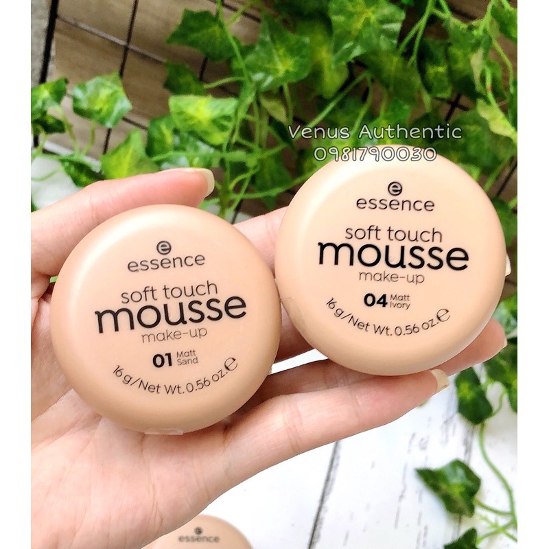 Phấn trang điểm Mousse chất kem mịn che phủ cao - Mỹ phẩm nội địa Đức - Mẫu Mới 2020 Chữ Đen