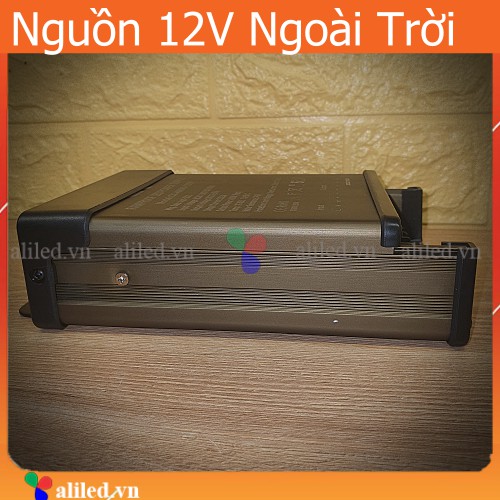 Nguồn 12V 33A vỏ nhôm tản nhiệt - Nguồn Ngoài trời 12V30A- Nguồn Adapter- Nguồn Ngoài trời 12V