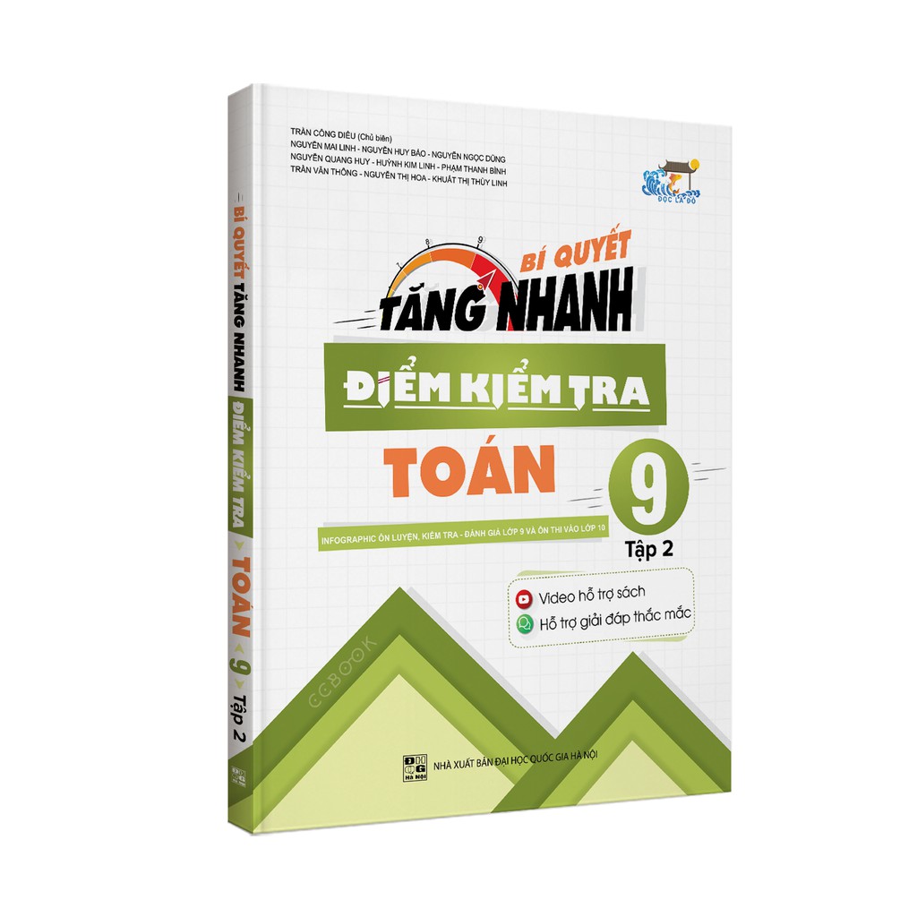 Sách - Bí quyết tăng nhanh điểm kiểm tra Toán 9 tập 2