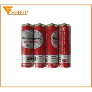 1 vỉ pin AA Panasonic cacbon