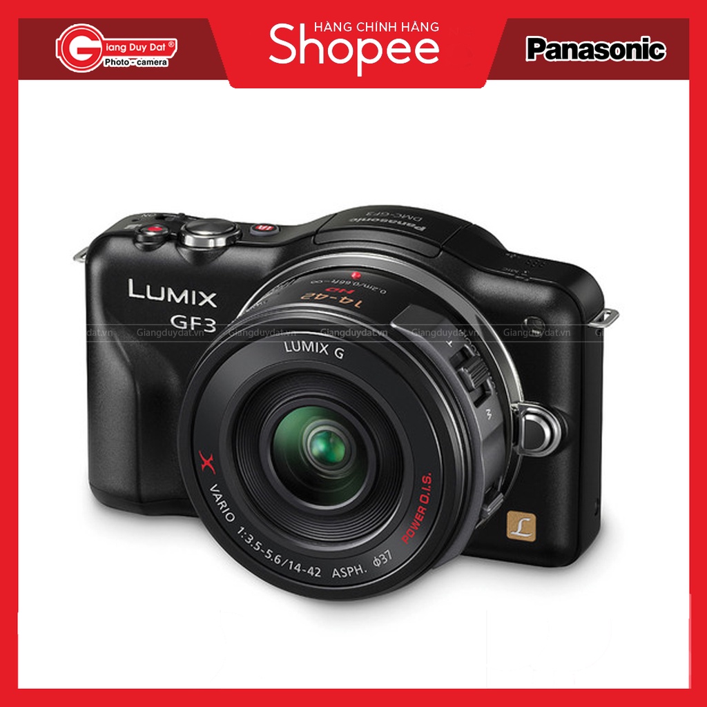 Combo Máy Ảnh Panasonic Lumix DMCGF3 Kèm Ống Kính Kit 1442mm Chính Hãng