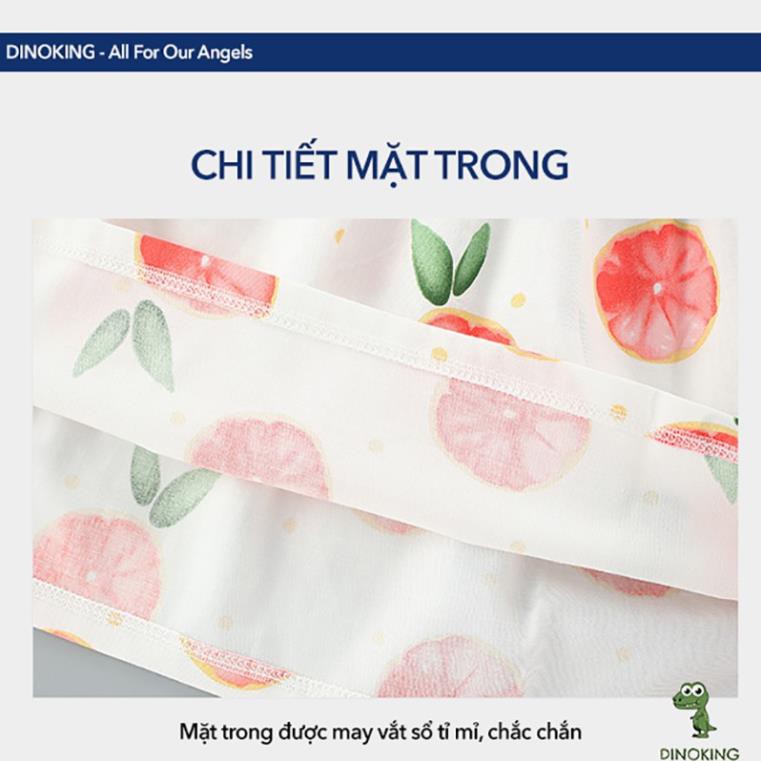 Đầm thun bé gái DINOKING Váy trẻ em mùa hè chất cotton hoa nhí đẹp xinh dễ thương cho bé 1 - 6 tuổi VA05 new