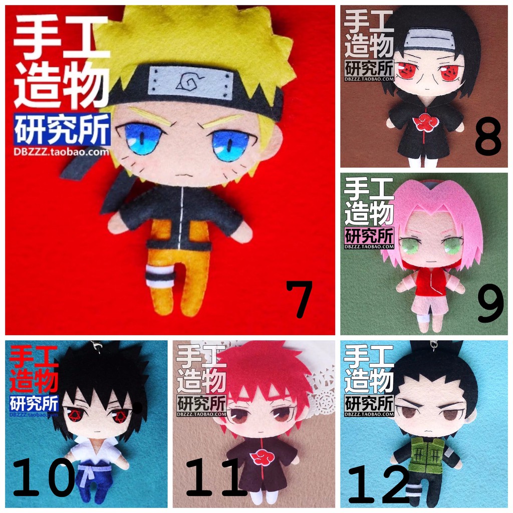 Kit làm búp bê vải nỉ dạ - Naruto