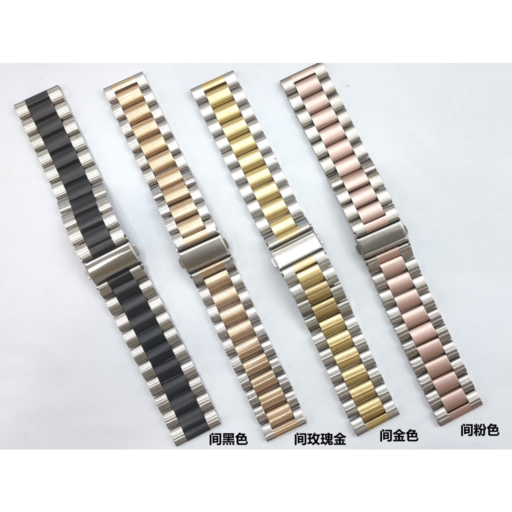 Dây Đeo Inox 20 22mm Cho Đồng Hồ Samsung Galaxy Watch 46 42mm Samsung Active 2 40 44mm Galaxy Watch 3 41 45mm
