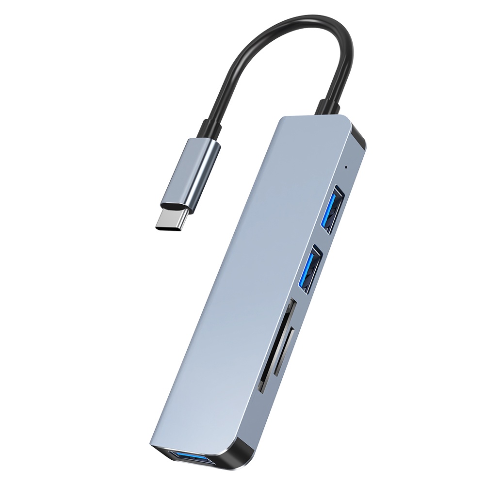 Hub SPRISE chia 4 cổng USB Type C 3.0 tốc độ cao cho máy tính laptop Apple