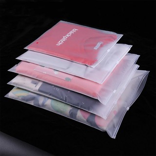 Túi Nhựa Pe Trong Suốt Có Khóa Zip Đựng Quần Áo Tiện Dụng
