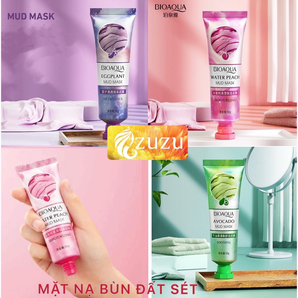 [N163] [3 Loại] Mặt Nạ Bùn Đất Sét Làm Sạch Sâu Thông Thoáng Lỗ Chân Lông Giảm Tình Trạng Mụn | BigBuy360 - bigbuy360.vn