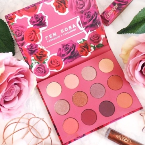 🌟 BẢNG PHẤN MẮT COLOURPOP SHE FEMxROSA PRESSED POWDER PALETTE
