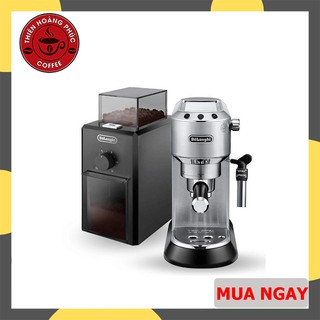 [Italia] Combo máy pha cà phê Delonghi EC685 + Máy xay DeLonghi KG79, Hàng Chính Hãng Bảo Hành 12 Tháng