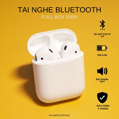 Tai nghe bluetooth TWS 𝘼𝙄𝙍𝙋𝙊𝘿𝙎 chip jerry 2021 Full chức năng kết nối không dây, true wireless, 5.0 tương thích IP,SAMS