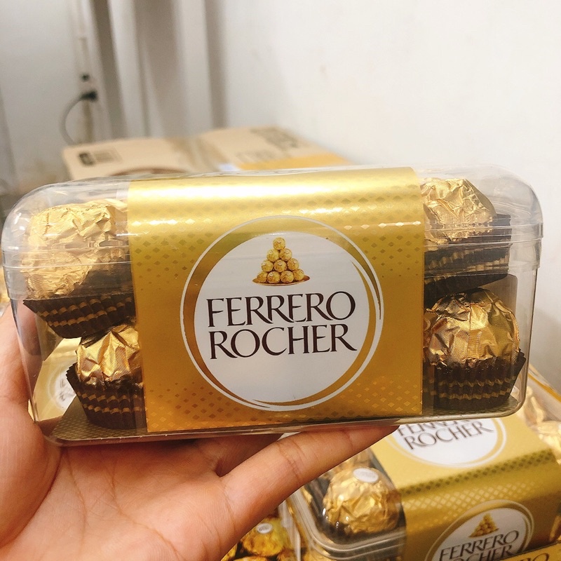 Chocolate/ socola FERRERO ROCHER 16 VIÊN - 200g - nội địa Đức