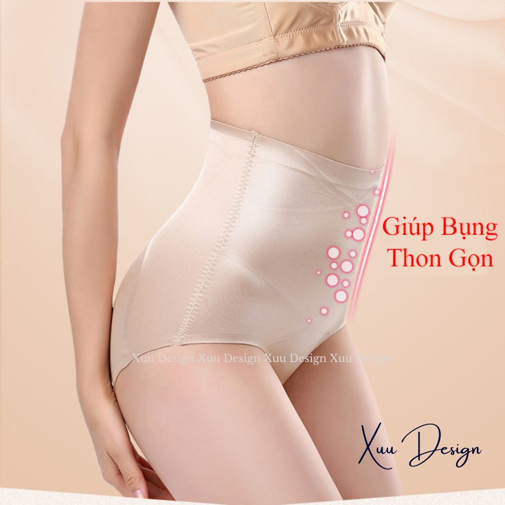 Quần gen bụng XUU vải su lụa cao cấp có thanh chống cuộn ôm sát bụng nâng mông hiệu quả - GB13