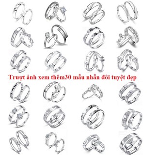 Nhẫn Cặp, Nhẫn Đôi Phong Cách Hàn Quốc Đẹp