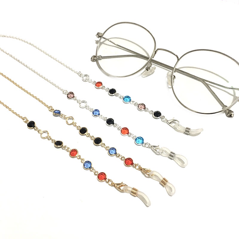 Dây Đeo Mắt Kính Đính Hạt Thủy Tinh Thời Trang