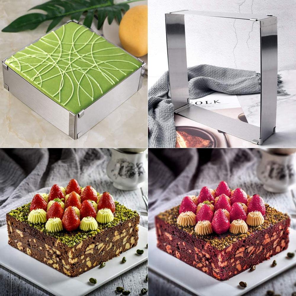 Khuôn Silicone Cấp Thực Phẩm Hình Vuông Làm Bánh DIY
