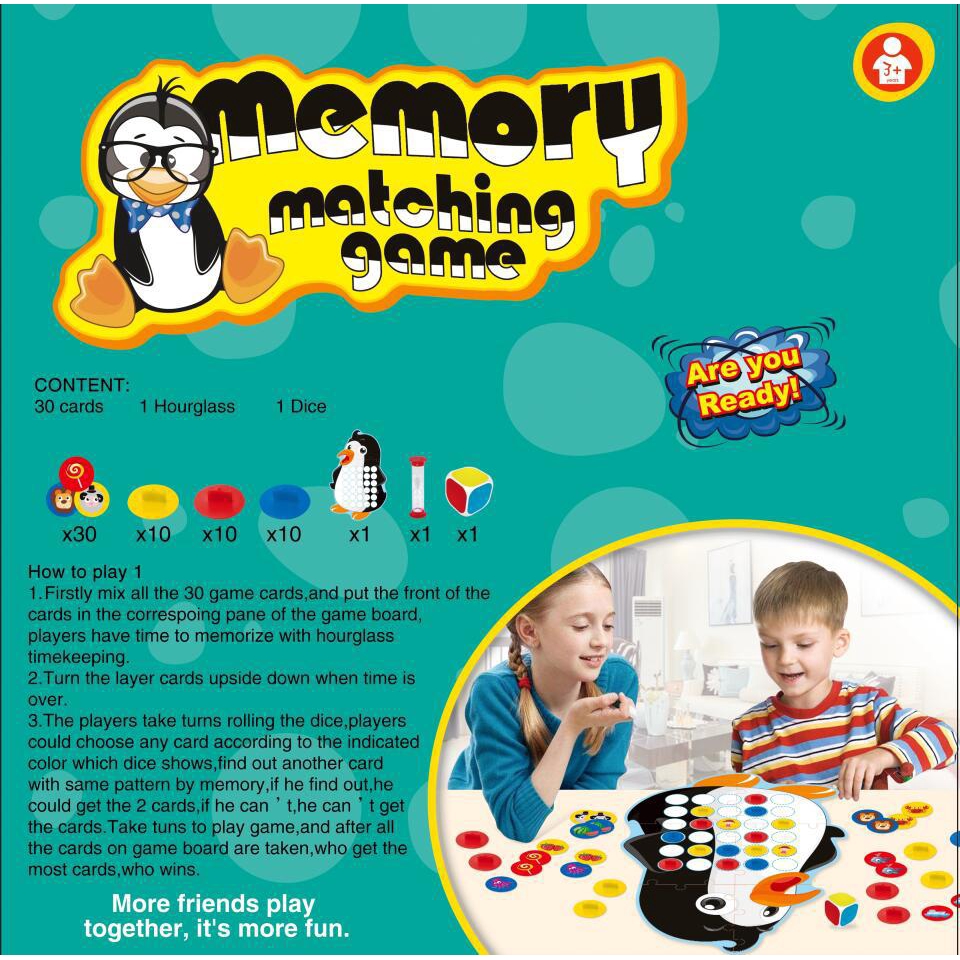 Trò chơi trí nhớ Memory Matching game - Boardgame cực hay