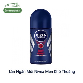 Lăn ngăn mùi khô thoáng NIVEA Men Dry Impact