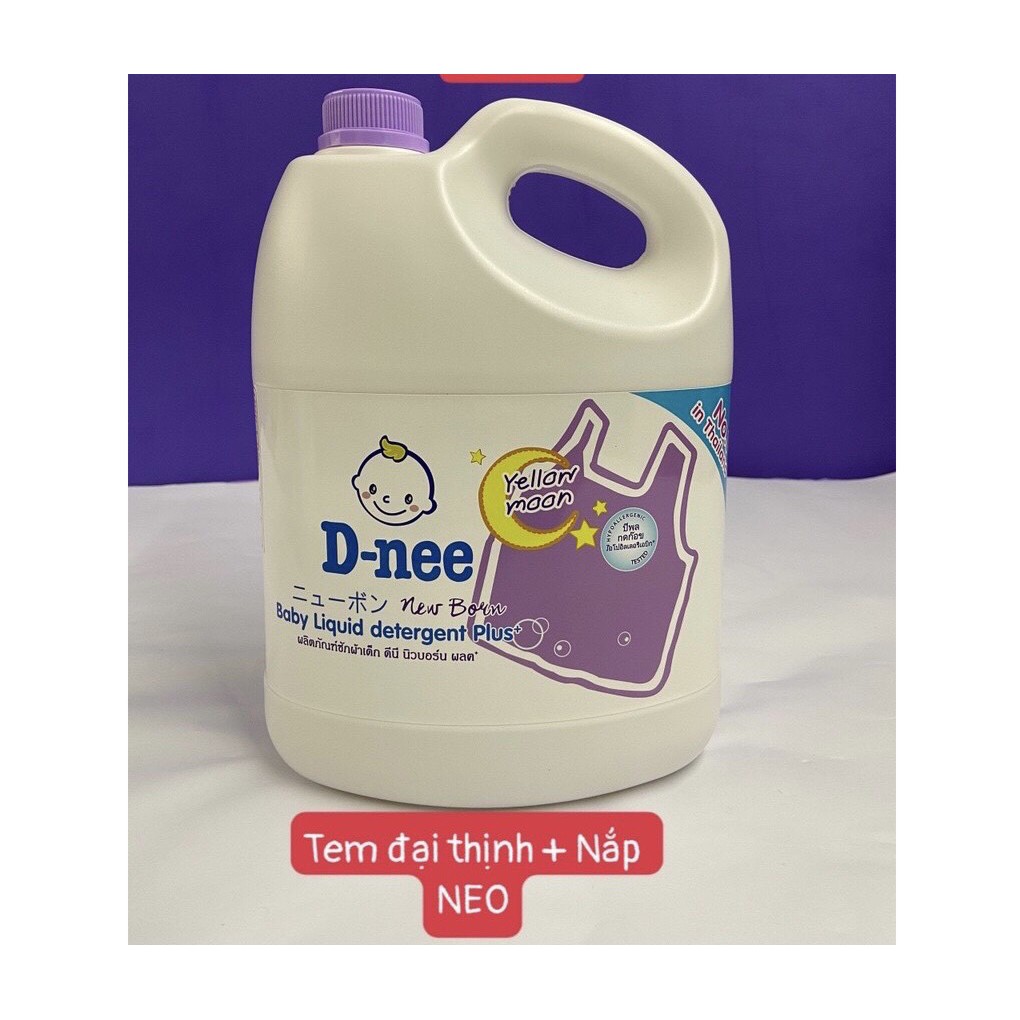 Nước giặt DNEE 💥HÀNG NHẬP KHẨU💥 nước giặt quần áo Thái Lan 3000ml   đủ 5 màu tím, xanh, Hồng, Trắng, Xanh lá