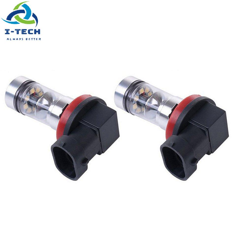 Bóng Đèn Led H11 100w Chống Sương Mù Cho Xe Hơi / Xe Tải