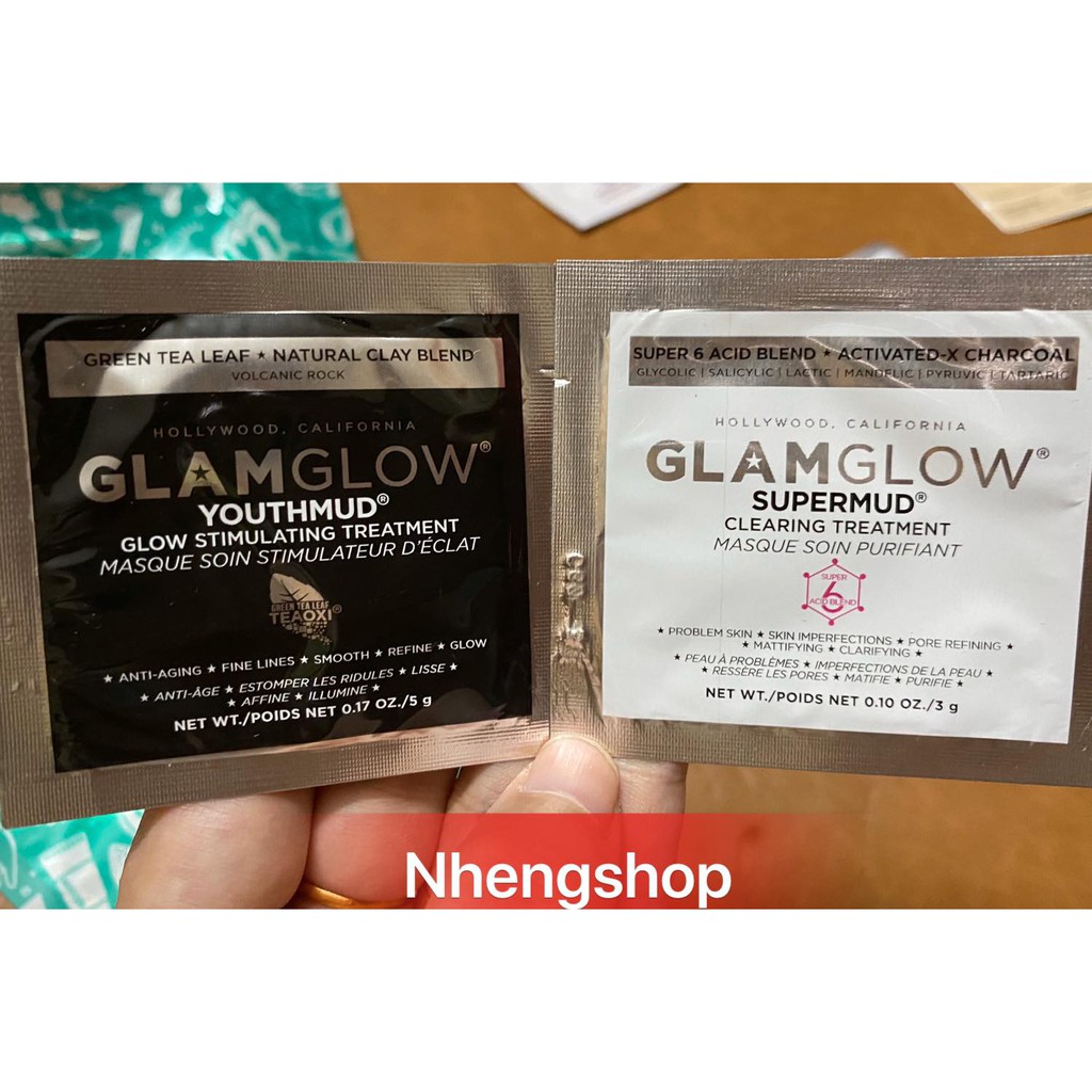 [Sample] Mặt nạ Glamglow youthmud / supermud treatment