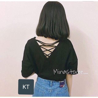 ÁO THUN ĐAN DÂY LƯNG 3 MẪU (hàng có sẵn slll)