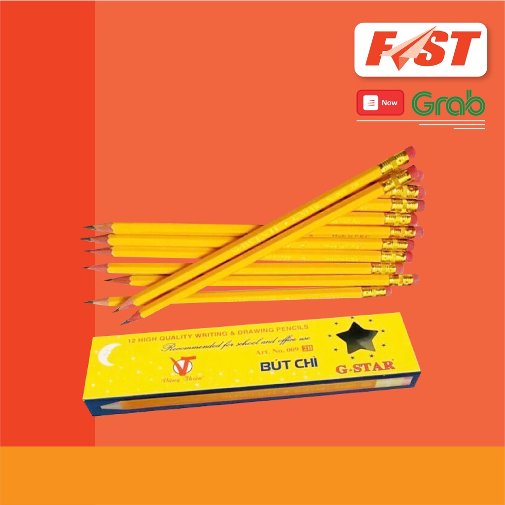 [Nowship] Bút Chì Gỗ 2B Gstar 1 Cây