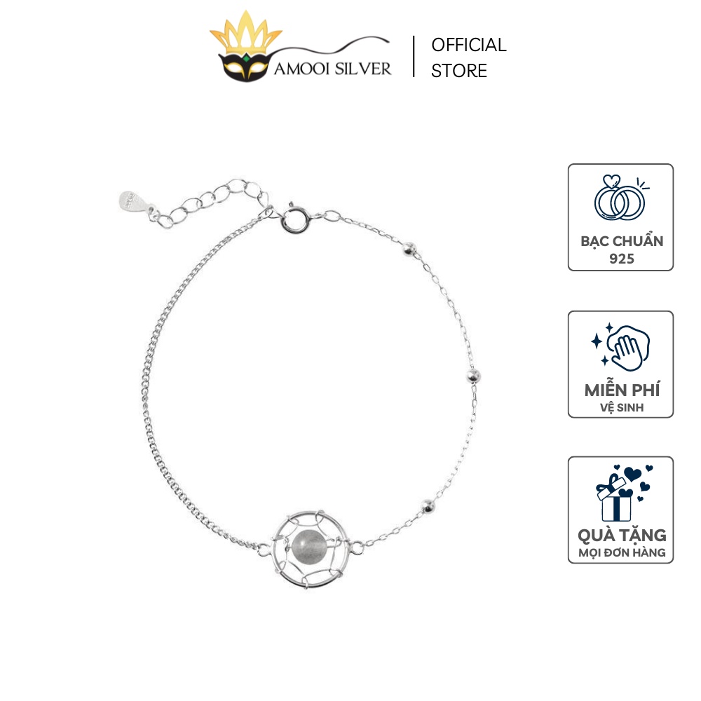 Lắc tay bạc S925 dream catcher lưới - Amooi Silver AT108