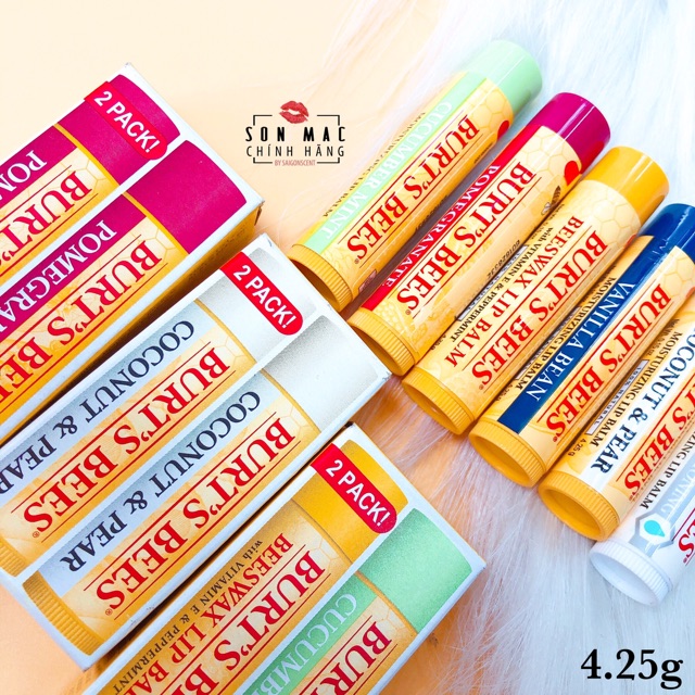 Son dưỡng không màu Burt's Bees 4.25g (có hương) | BigBuy360 - bigbuy360.vn