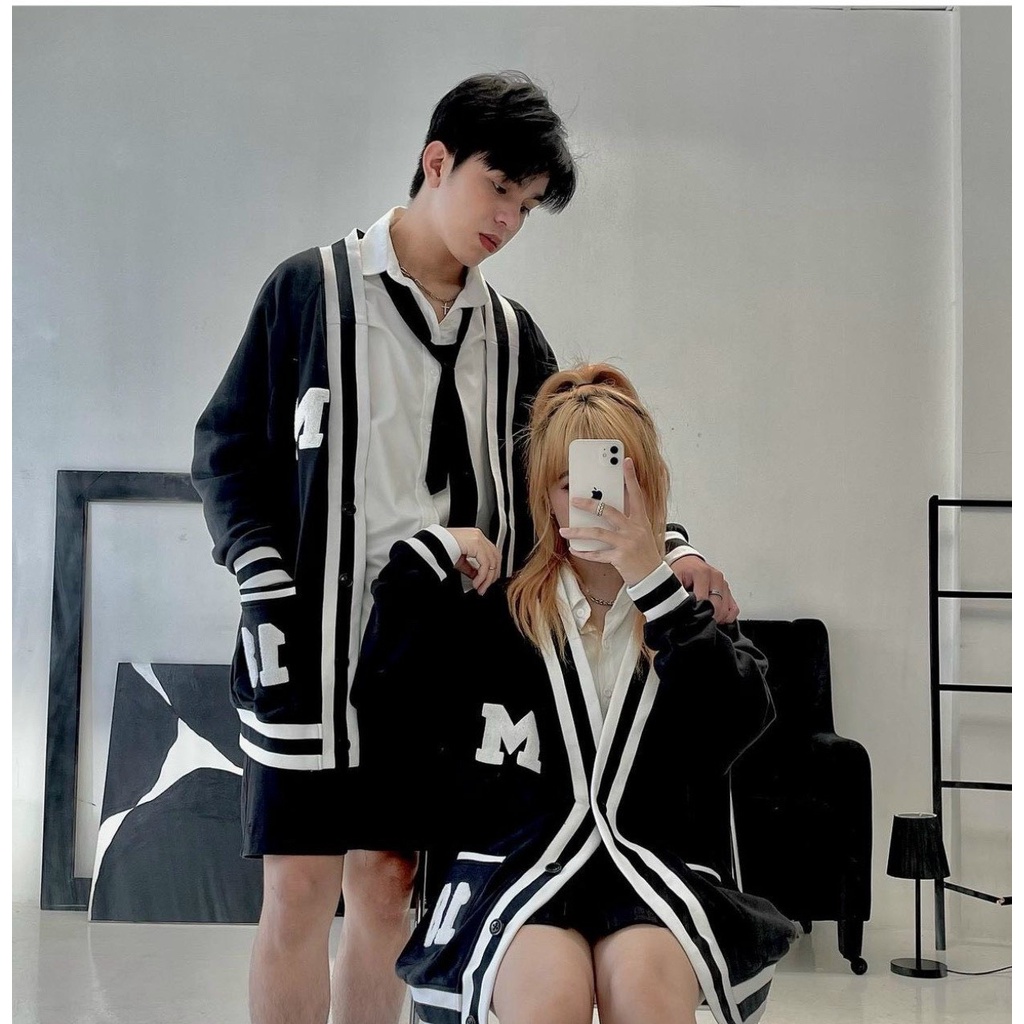 Áo khoác cadigan họa tiết MARCUS mẫu mới cực hot