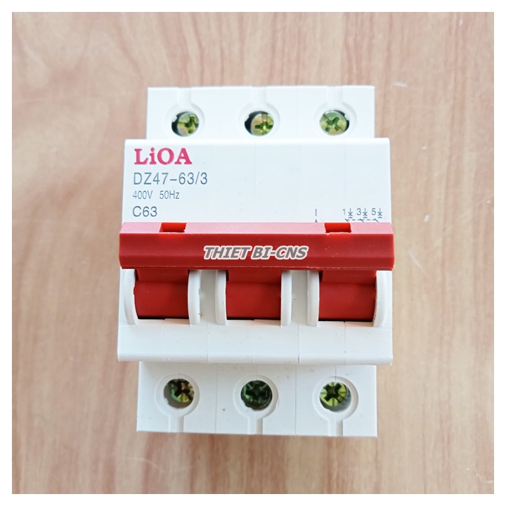 Aptomat Tự động LiOA 3P 40A - 100A Dòng Cắt 4.5kA - Chính hãng