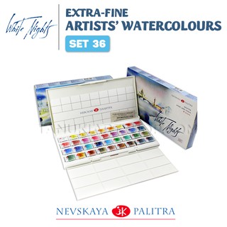 Màu Nước White Nights 12 - 24 - 36 Màu Cao Cấp Xuất Xứ Nga